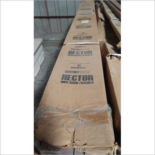 Brown Wpc Door Frames - Wpc Material, 3'2" & 4'2.5" Size, Rectangular Design, Suitable For Indoor & Outdoor Applications, Solid Wood Frame