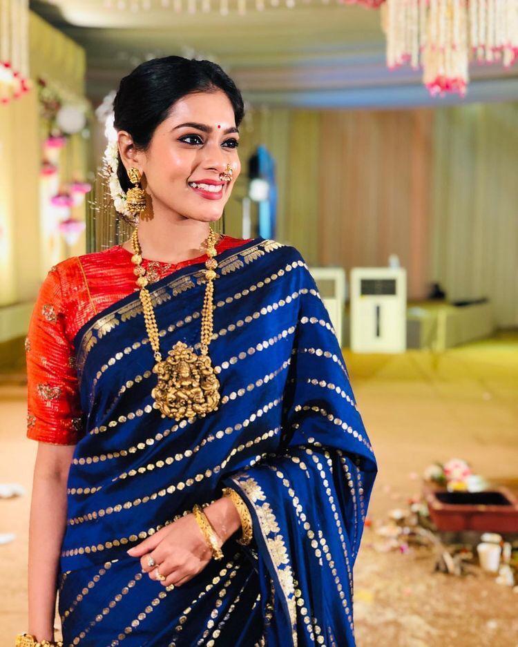 Saree - Soft Lichi Silk Cloth, Beautiful Rich Pallu With Jacquard Work | Multi-colored, Traditional Style For Marriage Functions And Party Wear