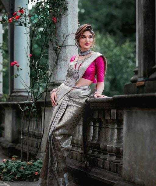 Myra Alluring Sarees - Soft Silk, Free Size (5.7 M Length), Multi Color | Traditional Style, Bollywood Inspiration, Pack Of 2