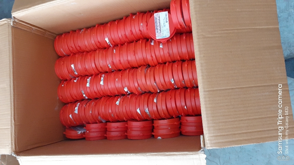 Piston Rings - Red, Matt Painted Finish | Ideal For Tractor Linkage Parts