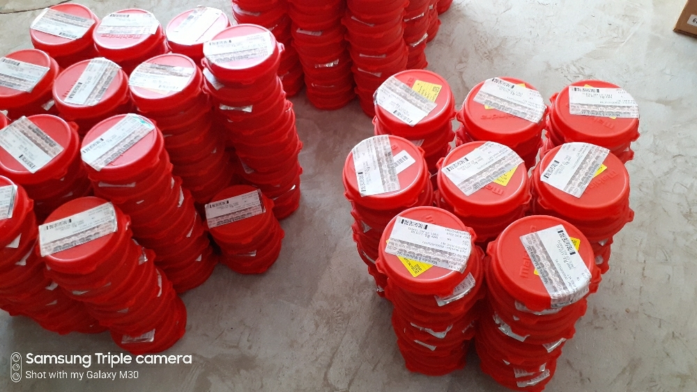 Piston Rings - Red, Matt Painted Finish | Ideal For Tractor Linkage Parts