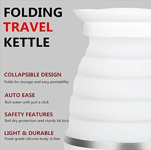 Soft Fiber Mop Cloth Silicon Fold-able Travel Kettle