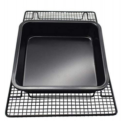 Square Cake Moulds - Food Grade Polypropylene, Multiple Sizes, White | Stackable, Dishwasher & Oven Safe, Stick Resistant