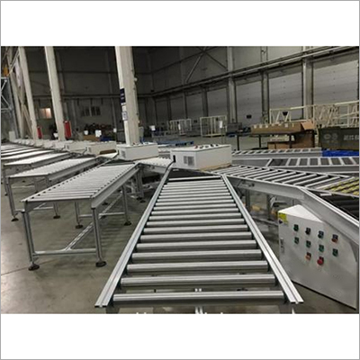 MS Roller Conveyor - Mild Steel, Modular Frame Structure, Customizable Load Capacity , Corrosion Resistant, Variable Speed Options, 1-Year Warranty