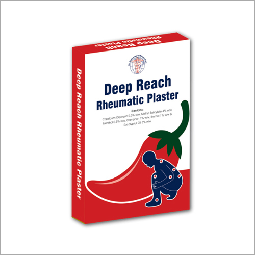 Deep Reach Rheumatic Plaster - Application: Hospital