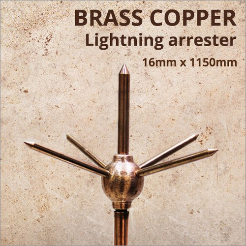 Solid Electrogrip Brass Copper Lightning Arrester