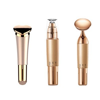 Gold Massager - 10,000/minute High-frequency Sonic Vibrations | Firm & Tighten Skin, Promote Essence Absorption, Ergonomic & Portable Design