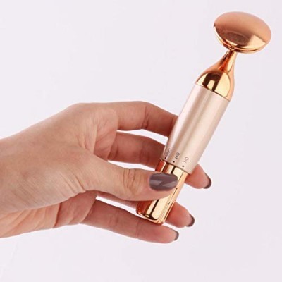 Gold Massager - 10,000/minute High-frequency Sonic Vibrations | Firm & Tighten Skin, Promote Essence Absorption, Ergonomic & Portable Design