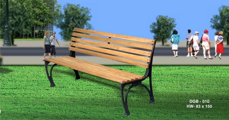 Garden Iron Bench
