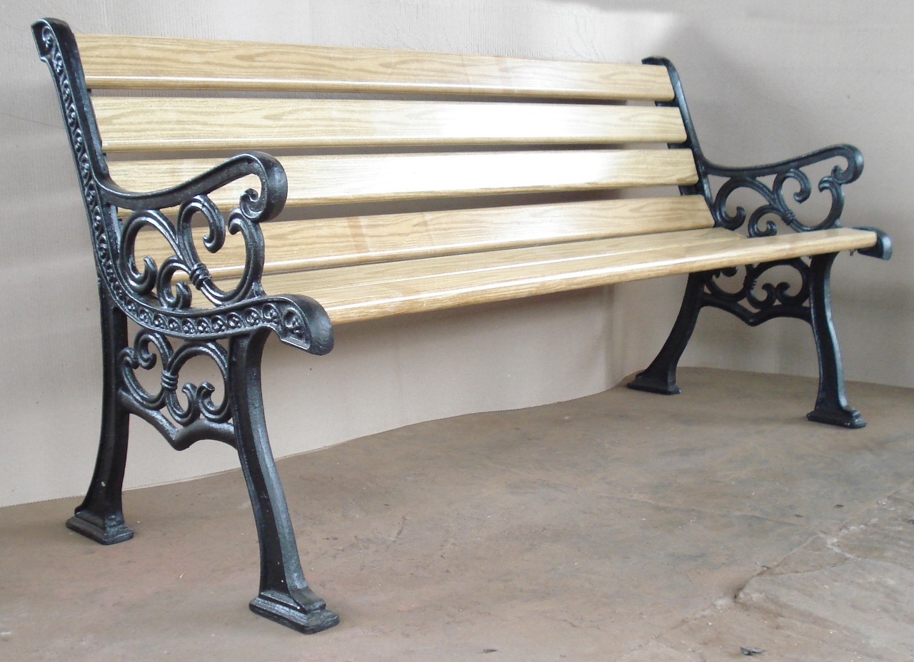 Garden Iron Bench