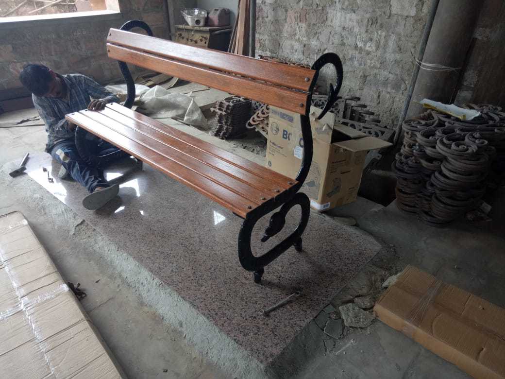 Garden Iron Bench