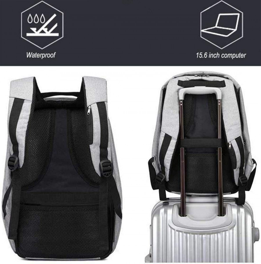 Anti Theft Backpack Laptop Bag