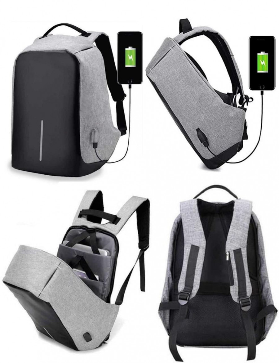 Anti Theft Backpack Laptop Bag