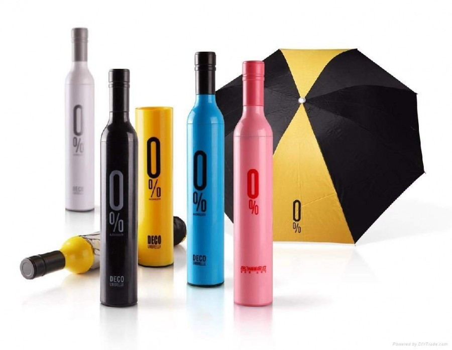 Bottle Umbrella - Durable Waterproof Material, Compact Size For Easy Portability, Stylish Design For All Weather Conditions