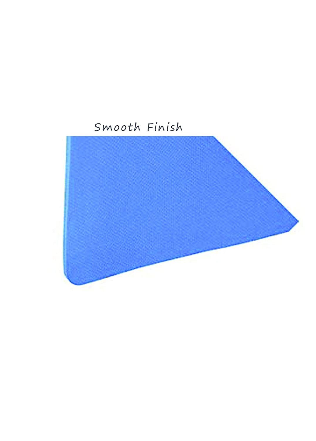 Yoga Mat - Pvc, 72x24 Inch, Blue | 6 Mm Thickness, Lightweight 2 Kg, Easy To Roll Up, Ideal For Yoga And Floor Exercises, 1 Year Warranty