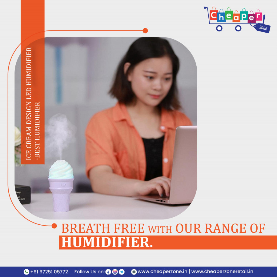 Soft Fiber Mop Cloth Ice Cream Shape Humidifier
