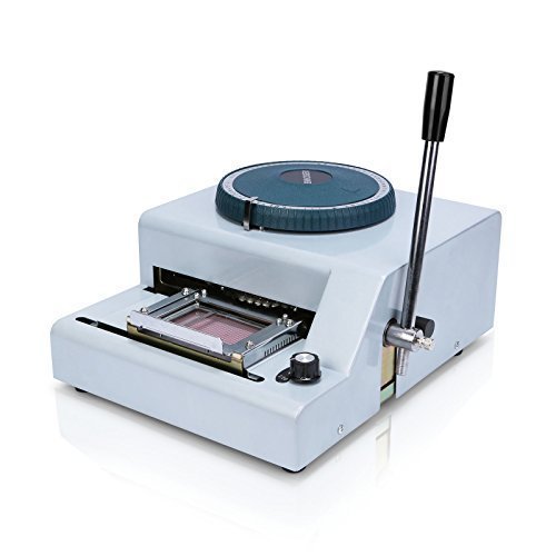 PVC Card Embossing Machine - Dimensions 330x260x125mm, Manual Operation with 12kg Weight for Efficient Embossing