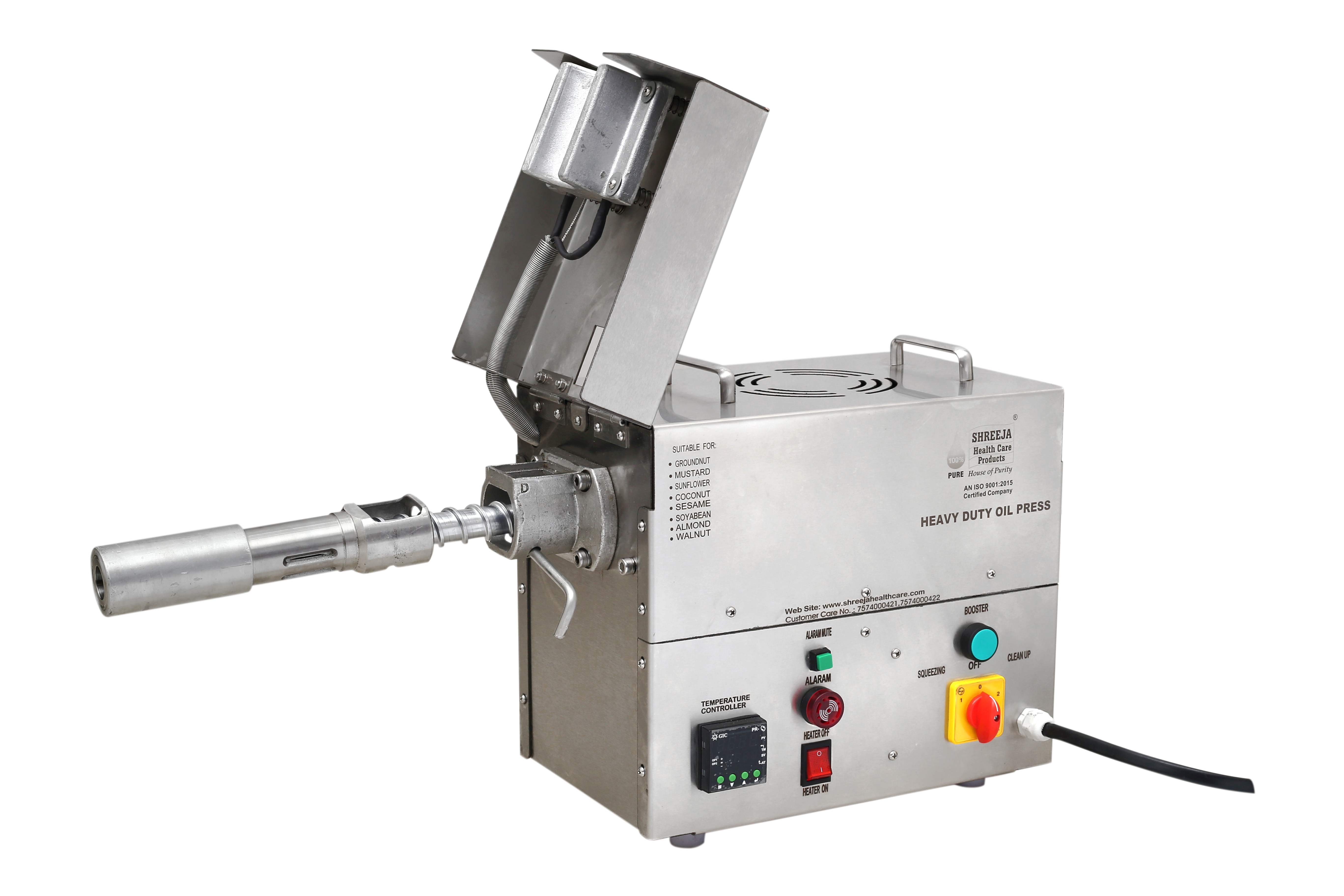 Steel 1200 W Oil Extraction Machine