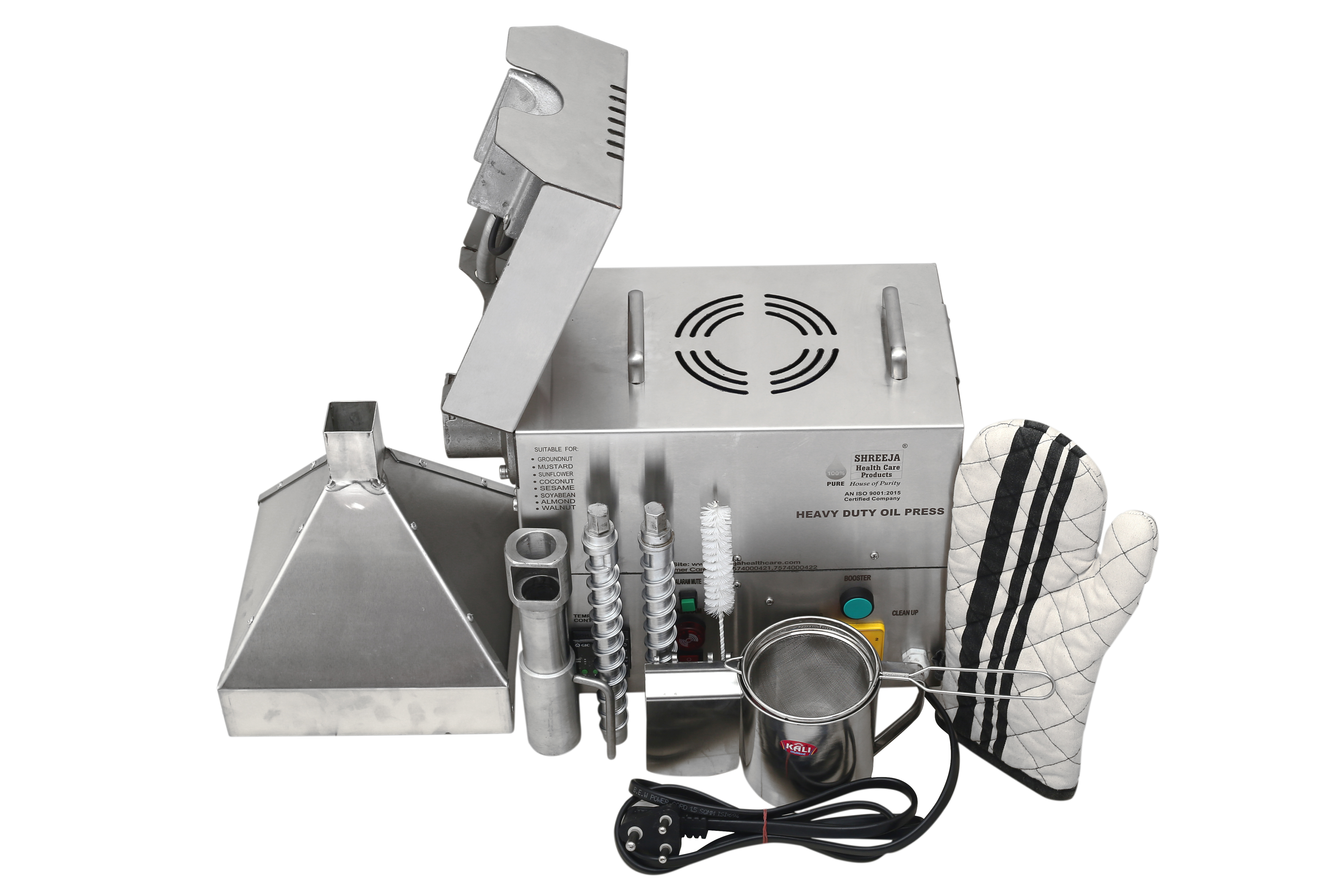 Steel 1200 W Oil Extraction Machine