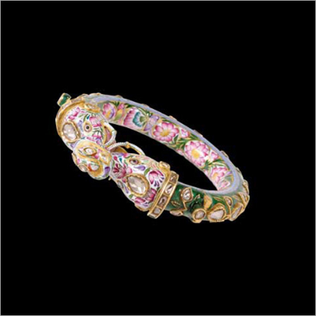 Colorful Meenakari Kada