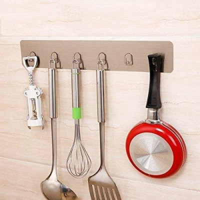 Soft Fiber Mop Cloth Six Piece Wall Hook Magic Sticker