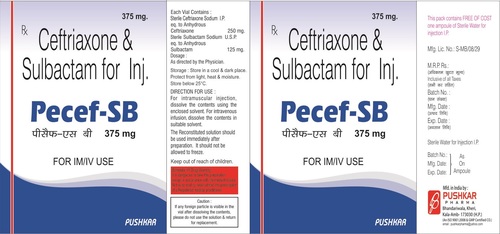 Ceftriaxone Sulbactam For Injection