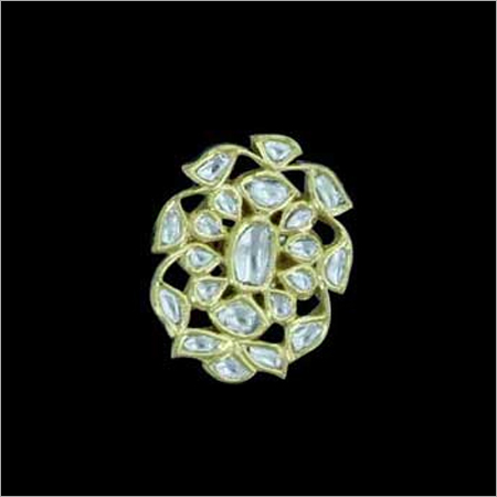 पोल्की हीरे की अंगूठी