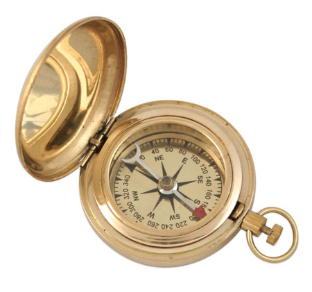 As Shown In Picture Shiny Brass Dalvey Compass 2 Inch