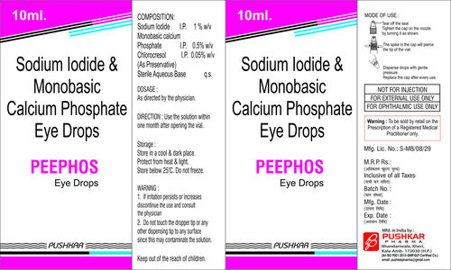 Sodium Iodide and Monobasic Calcium Phosphate Eye Drop