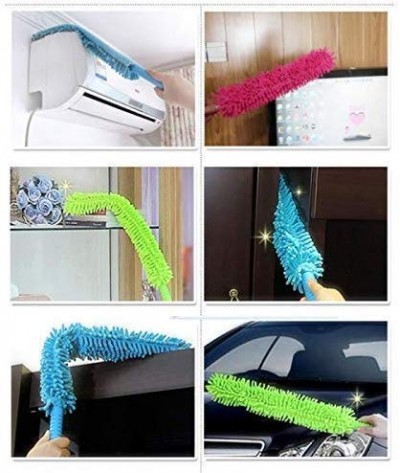 Soft Fiber Mop Cloth Fan Cleaning Brush