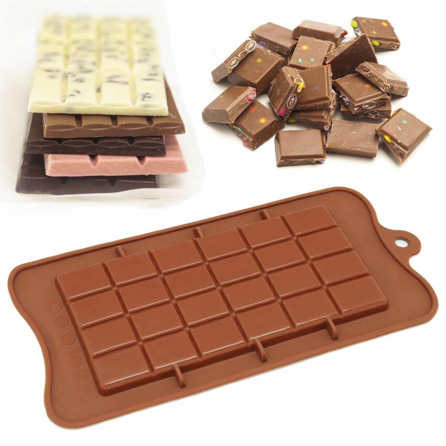 Brown 24 Grid Silicon Square