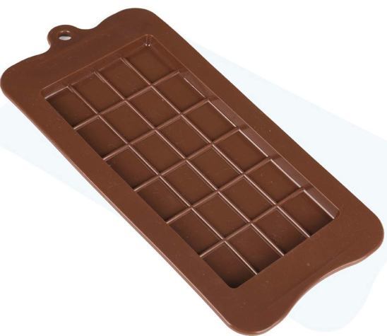 Brown 24 Grid Silicon Square