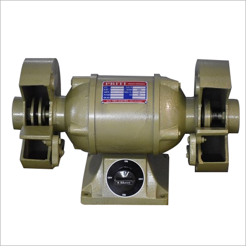 Green Single Phase Electric Bench Grinder