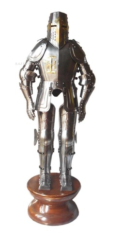 Decorative 36" Mini Crusader Knight Full Suit Of Armor With Stand Length: 36 Inch Adult Size Inch (In)