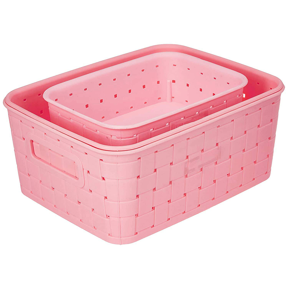 Pink 3 Pcs Smart Basket