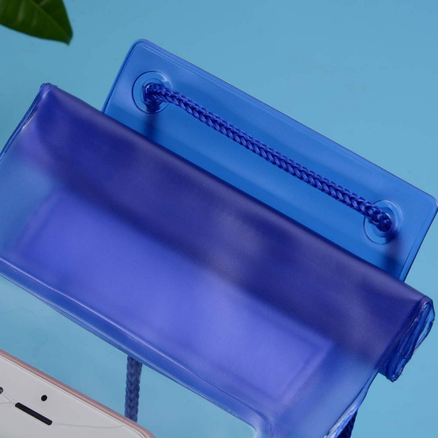 Waterproof Mobile Pouch - Pvc Material, Transparent Color, Universal Size | Lightweight, Sealable Closure, Ideal For Swimming, Angling, Diving