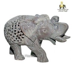 पत्थर की हाथी की मूर्ति का आकार: 5 इंच