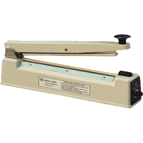 16" Hand Sealing Machine - Polypropylene, 495x88x152mm | 220V 450W, Max. Sealing Width 350mm, Manual Operation, 4kg Weight