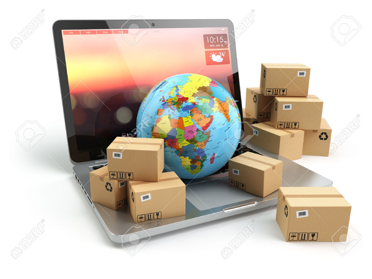 International Courier Services - Expedited Air Express & Swift Customs Clearance , Timely Global Document And Parcel Delivery