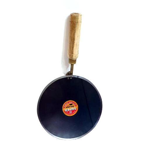 Iron Tawa With Wooden Handle