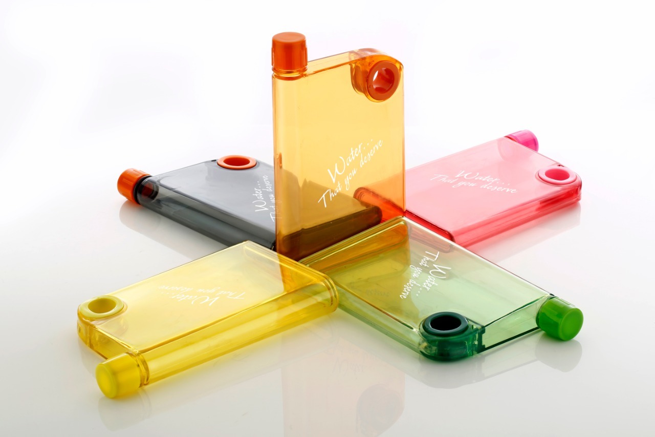 Slim Thin Notebook Water Bottle Length: 15 Centimeter (Cm)