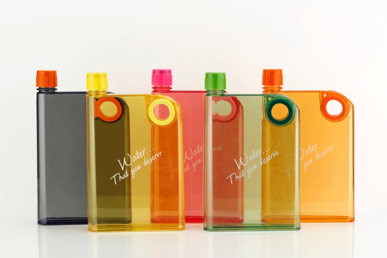 Slim Thin Notebook Water Bottle Length: 15 Centimeter (Cm)