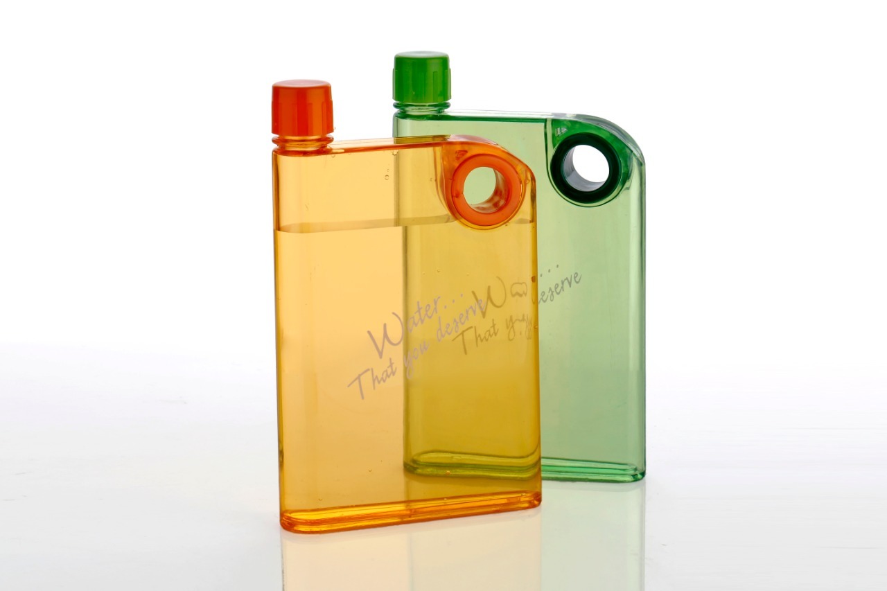Slim Thin Notebook Water Bottle Length: 15 Centimeter (Cm)