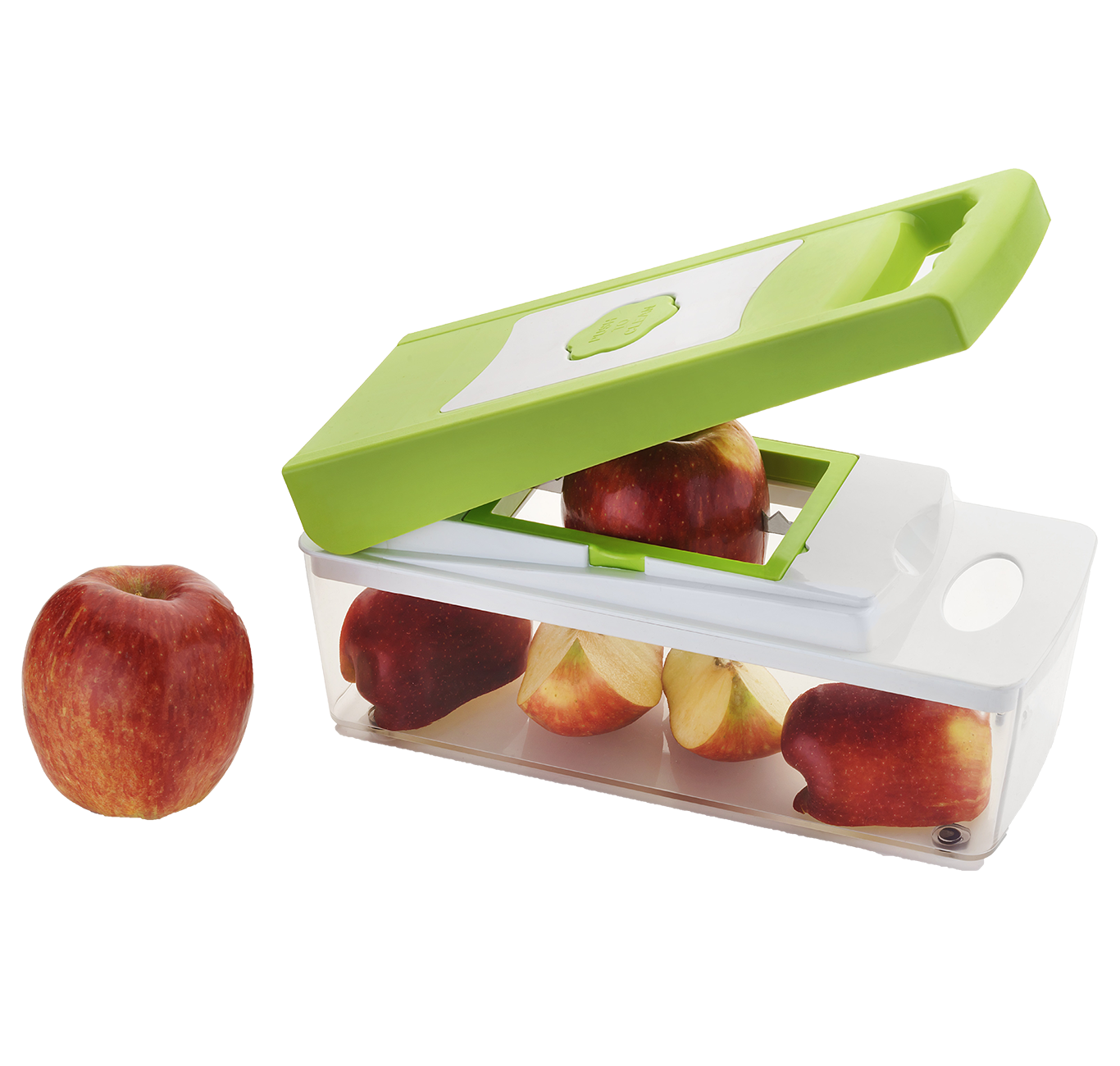 12 In One Chipser - Virgin Unbreakable Abs, Huge Poly-carbonate Container | Multi-utility Chopper Set For Cutting, Dicing, Grating, And Slicing