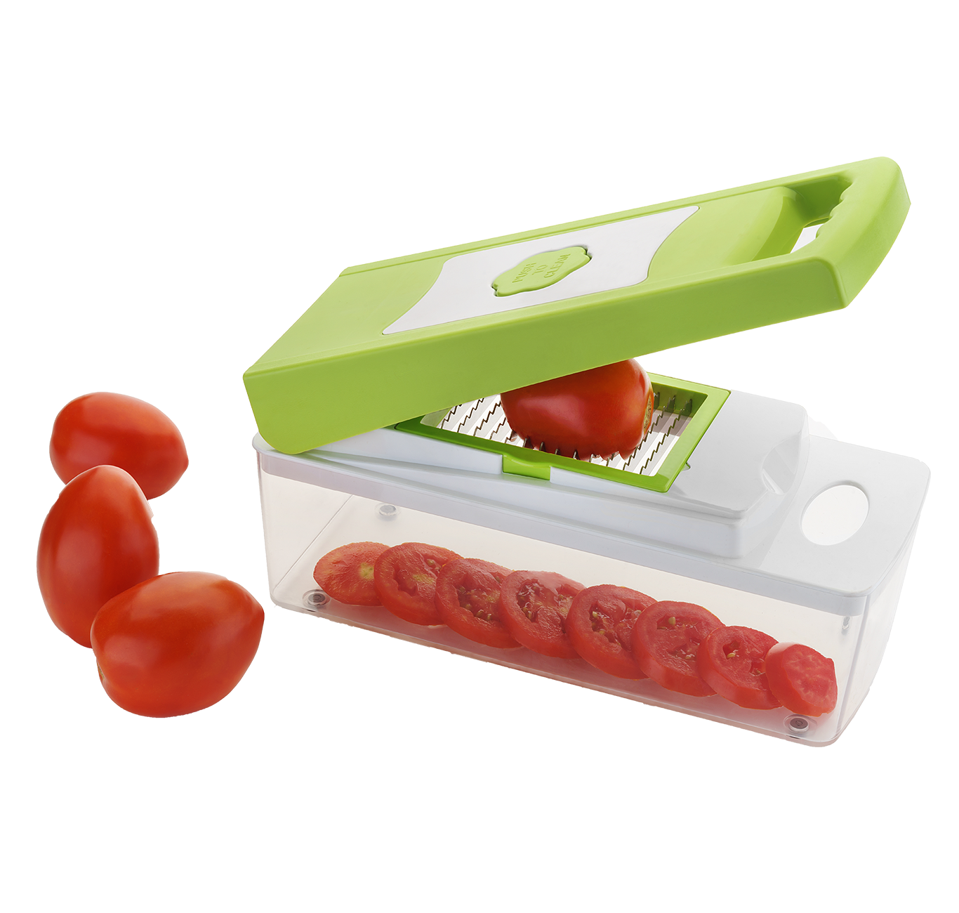 12 In One Chipser - Virgin Unbreakable Abs, Huge Poly-carbonate Container | Multi-utility Chopper Set For Cutting, Dicing, Grating, And Slicing