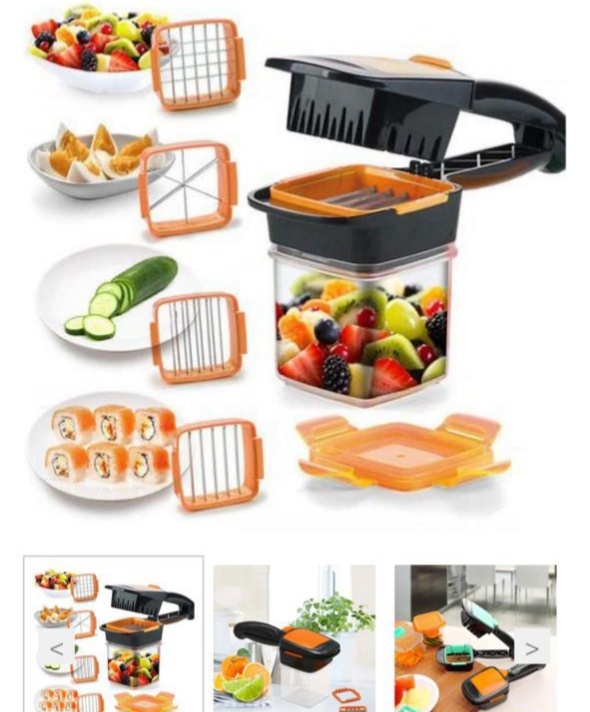 5 In 1 Vegetable Dicer Chopper Length: 21 Cm Centimeter (Cm)