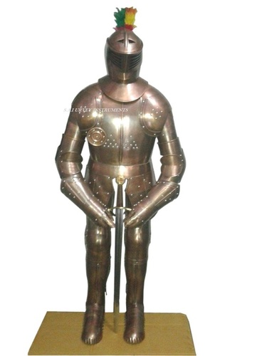 Medieval Antique Knight Templar Full Suit Of Armor Length: 72 Inch (In)