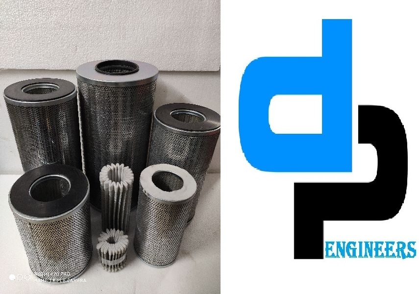 Triveni Turbine Filter Element - Gi, 180 Mm Od X 82 Mm Id X 350 Mm Length | White, High Bursting Pressure, Long Life, Round Turbine Filter Element