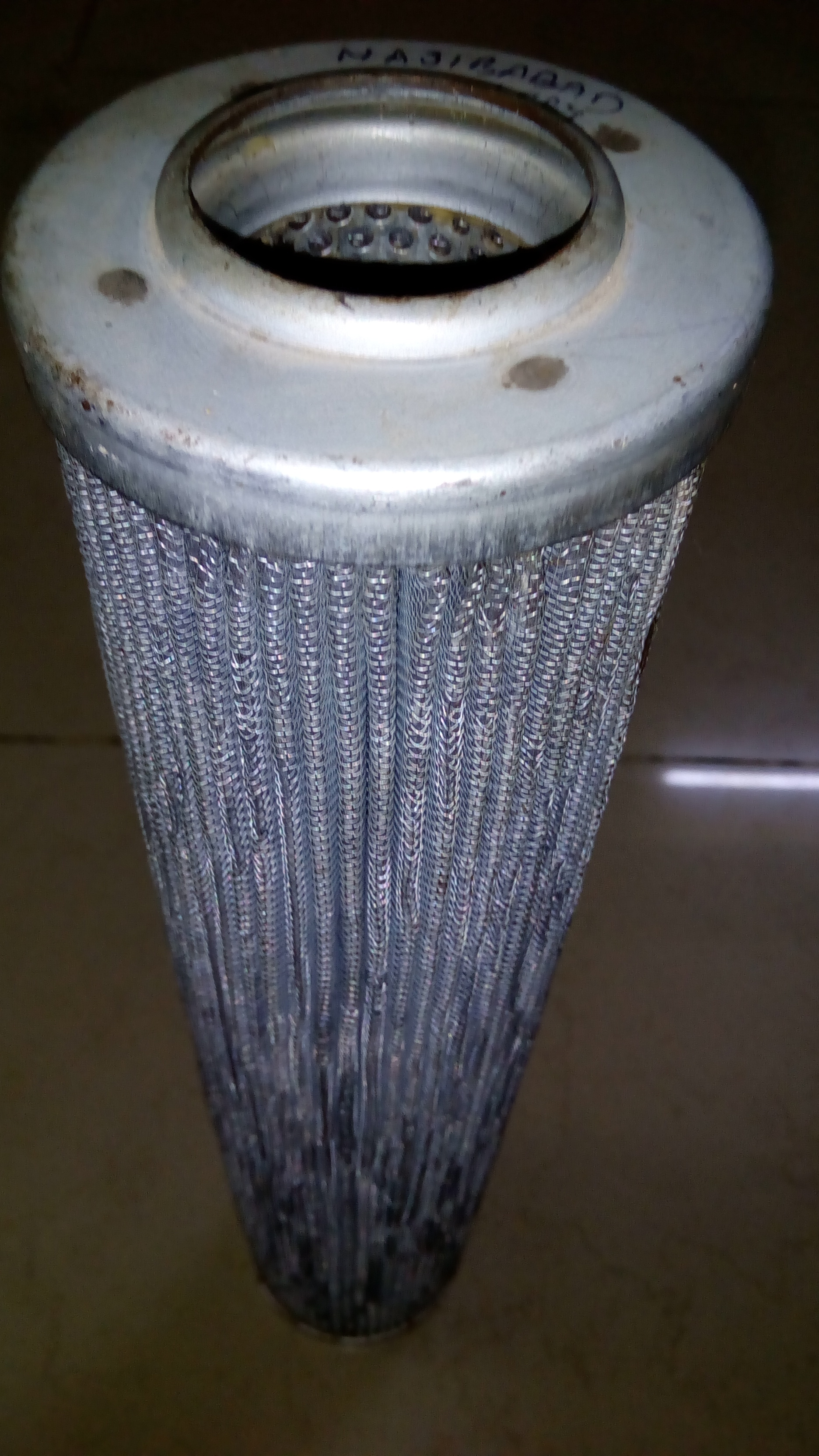 Triveni Turbine Filter Element - 35 Gpm, Paper Material, Od 180 Mm, Id 82 Mm, Length 350 Mm, White Color, Pre Filter Grade