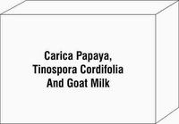 कैरिका पपाया, टीनोस्पोरा कॉर्डिफोलिया और बकरी का दूध